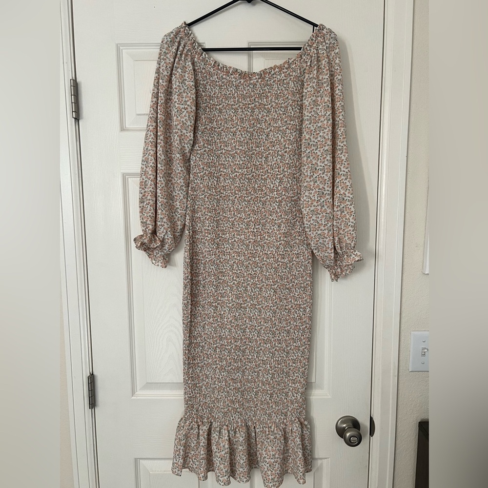 Petal & Pup Floral Long Sleeve Dress
